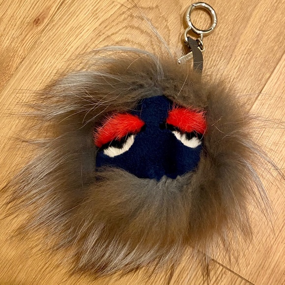fendi monster keychain